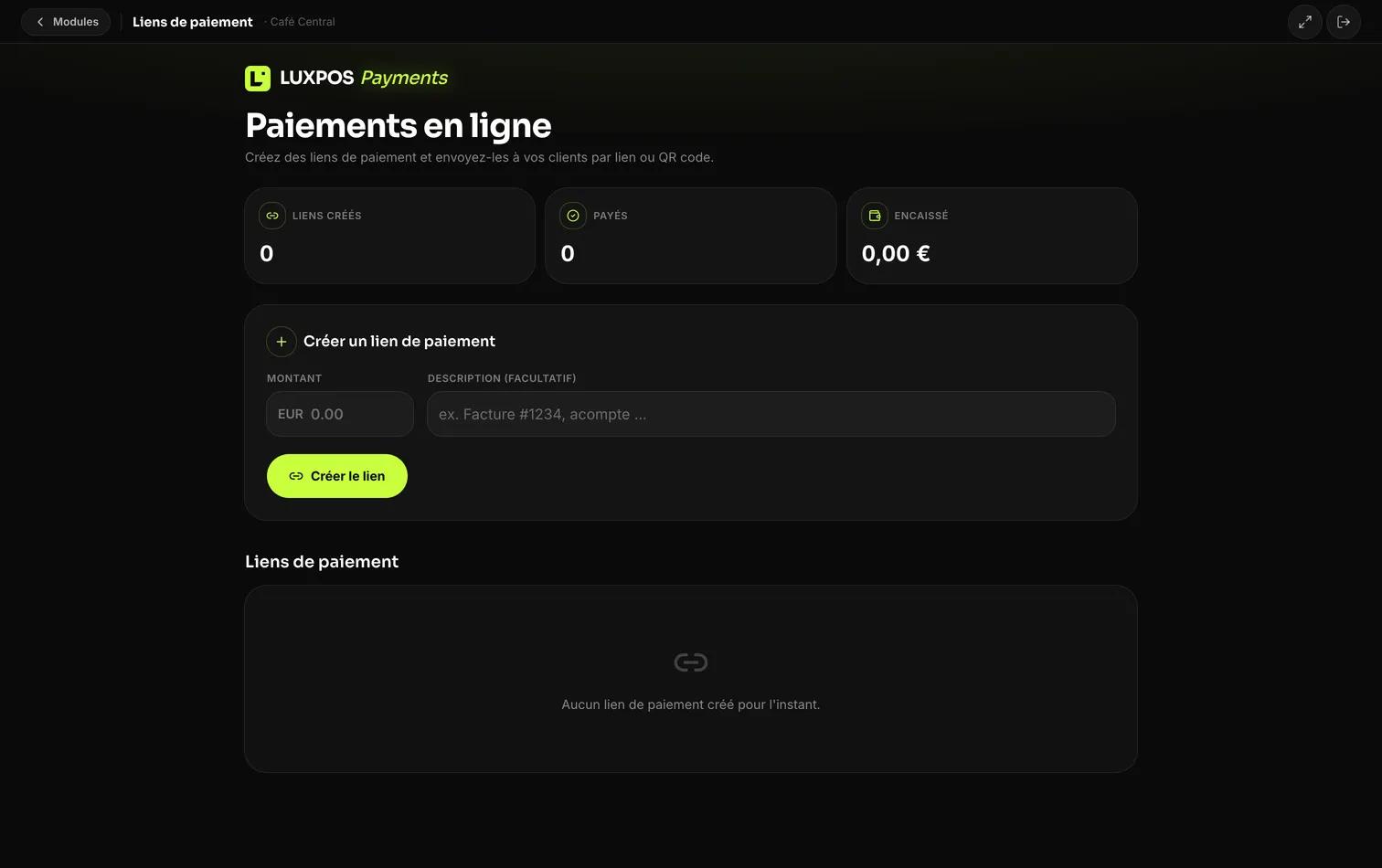 LUXPOS Payments